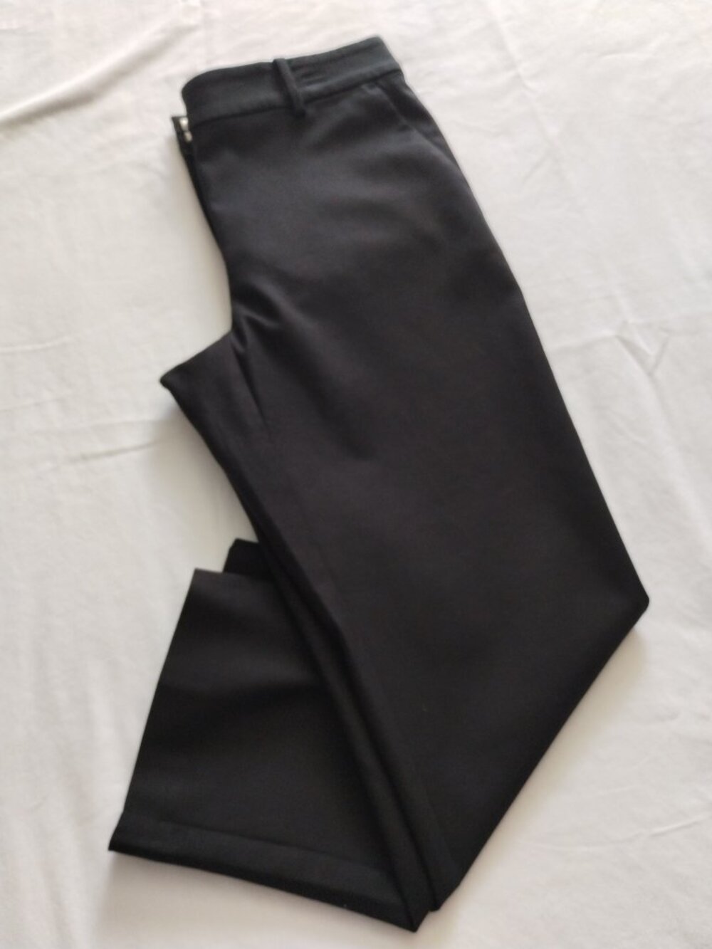 ANN TAYLOR LOFT Black "RIVIERA SLIM" Casual CROP Pant Sz 6P